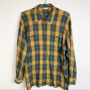 Cordier | Plaid Button Front Shirt